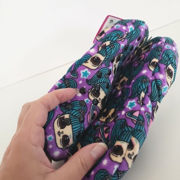 Girls' L.O.L. Surprise! Fuzzy Babba Slipper Socks Size M/L ( Shoe Size 13-4)/New - Picture 4 of 6